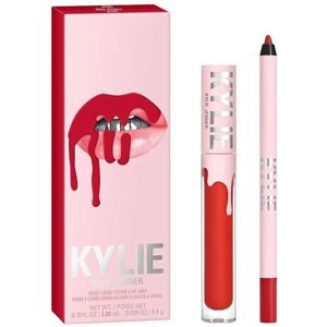 Kylie Cosmetics Velvet Lip Kit - Lip Liner & Liquid Lipstick - Red Velvet - Publicité Kylie Cosmetics Velvet Lip Kit - Lip Liner & Liquid Lipstick - Red Velvet - Publicité