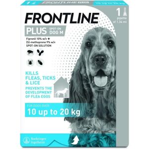 Frontline Plus for Dogs 10-20kg - Flea and Tick Treatment Frontline Plus for Dogs 10-20kg - Flea and Tick Treatment