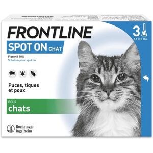FRONTLINE Traitement Antiparasitaire pour Chats - Puces, Tiques, Poux - Publicité FRONTLINE Traitement Antiparasitaire pour Chats - Puces, Tiques, Poux - Publicité