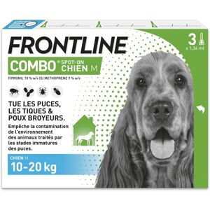 Frontline 3 Pipettes antiparasitaires pour chiens - Puces, tiques, poux broyeurs - Publicité Frontline 3 Pipettes antiparasitaires pour chiens - Puces, tiques, poux broyeurs - Publicité