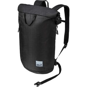 Jack Wolfskin Helsinki Rolltop - Black, 14'' Laptop, 18L - Unisex Backpack Jack Wolfskin Helsinki Rolltop - Black, 14'' Laptop, 18L - Unisex Backpack