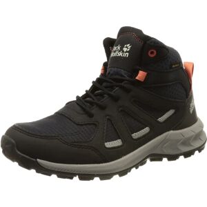 Jack Wolfskin Waterproof Walking Boots - Dark Blue/Pink - Women Jack Wolfskin Waterproof Walking Boots - Dark Blue/Pink - Women