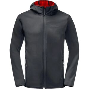 Jack Wolfskin Mens Bornberg Softshell Jacket - Grey - Outdoor Jack Wolfskin Mens Bornberg Softshell Jacket - Grey - Outdoor