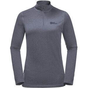 Jack Wolfskin Sky Thermal Half Zip Baselayer Fleece - Dolphin - S Jack Wolfskin Sky Thermal Half Zip Baselayer Fleece - Dolphin - S