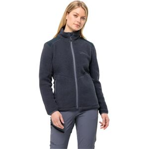 Jack Wolfskin Kammweg Pile Fleece Jacket - High Neck, Grey, S Jack Wolfskin Kammweg Pile Fleece Jacket - High Neck, Grey, S