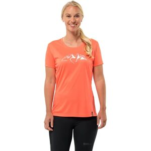 JACK WOLFSKIN Peak Graphic T W - Short Sleeve Outdoor Tee JACK WOLFSKIN Peak Graphic T W - Short Sleeve Outdoor Tee