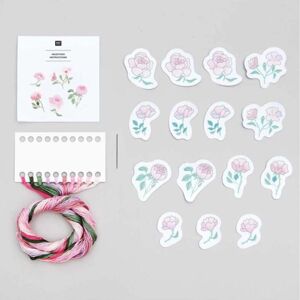 Rico Design Rose Stick- & Stitch-Set - Frühlingsblumen Rico Design Rose Stick- & Stitch-Set - Frühlingsblumen