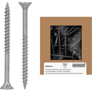 Helpmate Stainless Steel 4x50mm Universal Screws - Indoor/Outdoor Helpmate Stainless Steel 4x50mm Universal Screws - Indoor/Outdoor