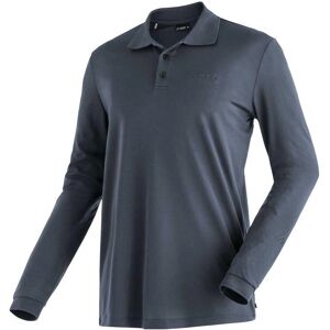 Maier Sports Ulrich L/S Polo - Hombre - Gris - 3XL Maier Sports Ulrich L/S Polo - Hombre - Gris - 3XL