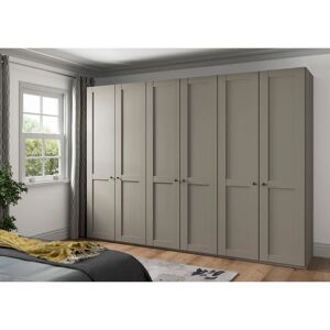 WIEMANN Göteborg Kleiderschrank - 6 Türen, Verstellbare Einlegeböden, 216cm Hoch WIEMANN Göteborg Kleiderschrank - 6 Türen, Verstellbare Einlegeböden, 216cm Hoch