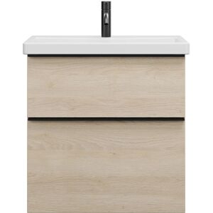 burgbad Eqio Keramik-Waschtisch mit Unterschrank - 63cm Weiß burgbad Eqio Keramik-Waschtisch mit Unterschrank - 63cm Weiß