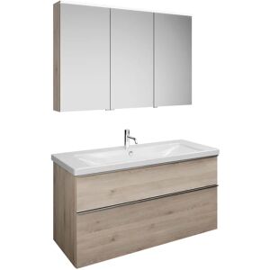 burgbad Eqio Set - links Spiegelschrank, Keramik-Waschtisch, 1230 mm burgbad Eqio Set - links Spiegelschrank, Keramik-Waschtisch, 1230 mm