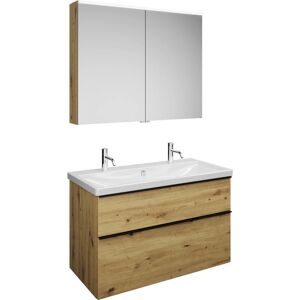 burgbad Eqio Set - Spiegel, Doppelwaschtisch, Unterschrank - Badezimmer-Set burgbad Eqio Set - Spiegel, Doppelwaschtisch, Unterschrank - Badezimmer-Set