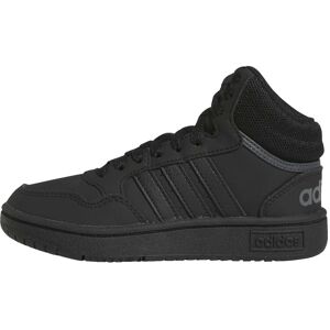 Chaussures enfants Adidas Hoops Mid - Noir Chaussures enfants Adidas Hoops Mid - Noir