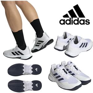 Adidas GW2991 Mens Tennis Shoes - Breathable Mesh, Lace-up, Non-Marking Adidas GW2991 Mens Tennis Shoes - Breathable Mesh, Lace-up, Non-Marking