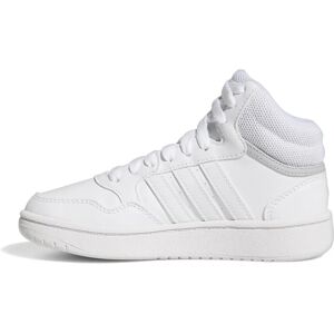 Adidas Hoops Mid Kids - cloud white/cloud white/grey two Adidas Hoops Mid Kids - cloud white/cloud white/grey two