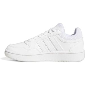 Adidas Kids Hoops 3.0 White Supportive Basketball Shoes - Kids Sneakers Adidas Kids Hoops 3.0 White Supportive Basketball Shoes - Kids Sneakers