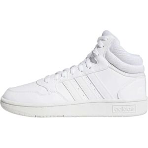 adidas GW5457 Hoops 3.0 Mid Chaussures Blanches - Chaussures - Publicité adidas GW5457 Hoops 3.0 Mid Chaussures Blanches - Chaussures - Publicité