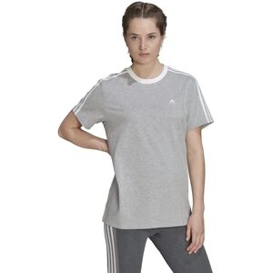 adidas HC0106 Grey 3-Stripes T-Shirt - T-Shirt adidas HC0106 Grey 3-Stripes T-Shirt - T-Shirt