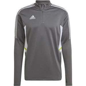 Adidas Condivo 22 Training Top - Slim Fit - Grey-White Adidas Condivo 22 Training Top - Slim Fit - Grey-White