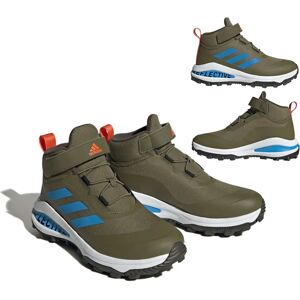adidas Fortarun Tout-Terrain Enfants Gris/Olive/Bleu adidas Fortarun Tout-Terrain Enfants Gris/Olive/Bleu