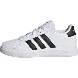 Adidas Grand Court Kids White Sneakers - Sneaker Tennis Shoes Adidas Grand Court Kids White Sneakers - Sneaker Tennis Shoes