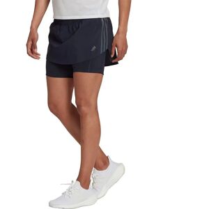 adidas Run Icons 3-Stripes Blue Skort - Sportswear adidas Run Icons 3-Stripes Blue Skort - Sportswear