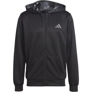 adidas Train Essentials Seasonal Training Full-Zip Jacket - Black - Jacket adidas Train Essentials Seasonal Training Full-Zip Jacket - Black - Jacket