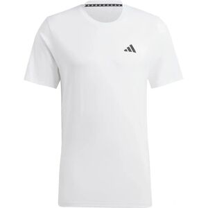 Adidas White and Black Train Essentials Feelready T-Shirt - T-Shirt Adidas White and Black Train Essentials Feelready T-Shirt - T-Shirt