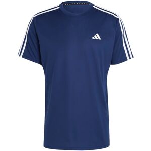 adidas Train Essentials 3-Stripes Training T-Shirt - Blue - T-Shirt adidas Train Essentials 3-Stripes Training T-Shirt - Blue - T-Shirt