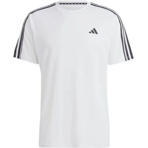 adidas Éléments d'Entraînement 3 Rayures T-Shirt - Hommes - Blanc - T-Shirt - Publicité adidas Éléments d'Entraînement 3 Rayures T-Shirt - Hommes - Blanc - T-Shirt - Publicité