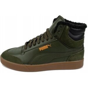 PUMA Shuffle Mid Fur - Vert - Baskets - Publicité PUMA Shuffle Mid Fur - Vert - Baskets - Publicité