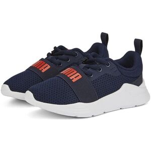 Chaussures Puma Wired Run Enfants - Marine - Support & Adhérence - Publicité Chaussures Puma Wired Run Enfants - Marine - Support & Adhérence - Publicité