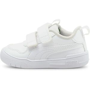 Chaussures unisex pour enfants Puma Multiflex Blanc - Basket - Publicité Chaussures unisex pour enfants Puma Multiflex Blanc - Basket - Publicité