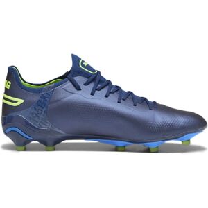 Puma King Ultimate Blue/Green Firm Ground Football Boots - Men Puma King Ultimate Blue/Green Firm Ground Football Boots - Men