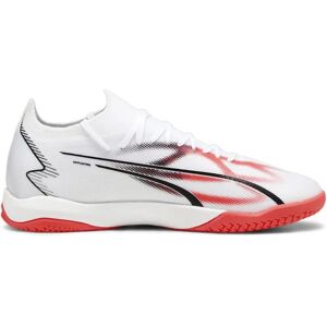 Pantofi de fotbal indoor PUMA Ultra Match IT albi-roșii Pantofi de fotbal indoor PUMA Ultra Match IT albi-roșii