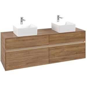 Villeroy & Boch Collaro Wandhängender Doppelwaschtisch - Weiß, Modell C052B0 Villeroy & Boch Collaro Wandhängender Doppelwaschtisch - Weiß, Modell C052B0