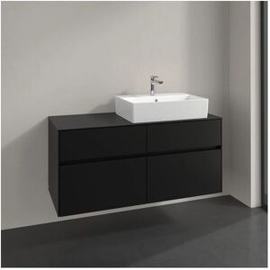 Villeroy und Boch Collaro Waschtischunterschrank - 120x54,8x50cm, LED, Schwarz Villeroy und Boch Collaro Waschtischunterschrank - 120x54,8x50cm, LED, Schwarz