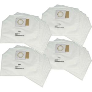 vhbw - 20x Dust Bags - compatible with Makita DVC260ZX series - White - Vacuum Cleaner Dust Bags vhbw - 20x Dust Bags - compatible with Makita DVC260ZX series - White - Vacuum Cleaner Dust Bags
