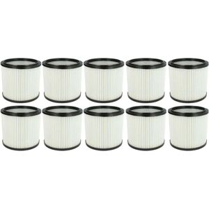 VHBW - Set of 10 Vacuum Filters for Parkside & Lidl - Pleated Replacement VHBW - Set of 10 Vacuum Filters for Parkside & Lidl - Pleated Replacement