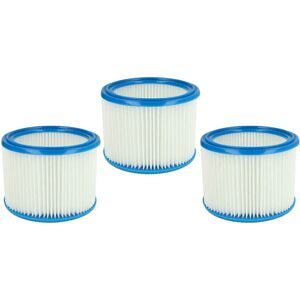VHBW Vacuum Filter Set - 3 Pleated Filters for WAP Alto SQ 550-11, 650-11 VHBW Vacuum Filter Set - 3 Pleated Filters for WAP Alto SQ 550-11, 650-11
