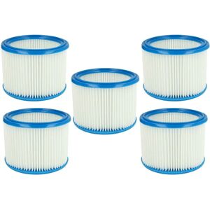 Vhbw 5-Pack Pleated Filter Set for WAP Attix Vacuum Cleaners Vhbw 5-Pack Pleated Filter Set for WAP Attix Vacuum Cleaners