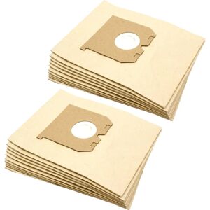 VHBW - 20x vacuum bag - compatible with Zanussi AZ1000, AZ1100, AZ1110E, AZ1150E, in paper, 24x18cm - Sable VHBW - 20x vacuum bag - compatible with Zanussi AZ1000, AZ1100, AZ1110E, AZ1150E, in paper, 24x18cm - Sable