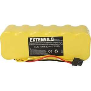 EXTENSILO Battery - Compatible with Ariete Briciola 2712, 2711, 2717 - 3300 mAh - NiMH EXTENSILO Battery - Compatible with Ariete Briciola 2712, 2711, 2717 - 3300 mAh - NiMH