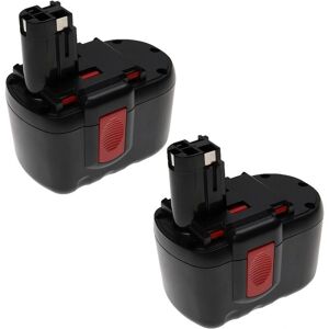 EXTENSILO 2x Battery for Bosch 24 V - Battery / Power Tool Battery EXTENSILO 2x Battery for Bosch 24 V - Battery / Power Tool Battery
