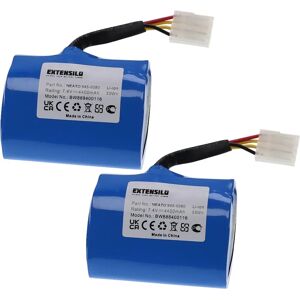 EXTENSILO - Batteria compatibile con la serie Neato XV - 4400mAh, 7,4V, Li-Ion EXTENSILO - Batteria compatibile con la serie Neato XV - 4400mAh, 7,4V, Li-Ion