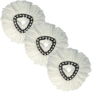 VHBW 3x Mop Head Compatible with Vileda EasyWring & Clean - Replacement, Microfiber VHBW 3x Mop Head Compatible with Vileda EasyWring & Clean - Replacement, Microfiber