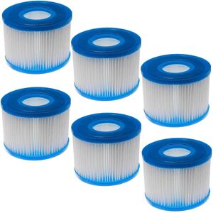 vhbw 6x Cartuccia Filtrante S1 per Piscina & Spa - Blu Bianco vhbw 6x Cartuccia Filtrante S1 per Piscina & Spa - Blu Bianco