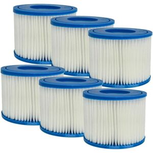 vhbw 6x Cartucho de filtro Tipo VI de reemplazo para Bestway Tipo VI - Filtro de piscina vhbw 6x Cartucho de filtro Tipo VI de reemplazo para Bestway Tipo VI - Filtro de piscina