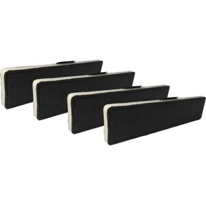 vhbw Miele Activated Carbon Filter - 4 pcs - Cooker Hood - Black/Grey vhbw Miele Activated Carbon Filter - 4 pcs - Cooker Hood - Black/Grey